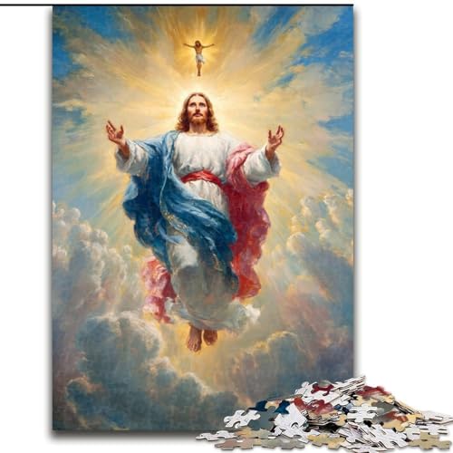 Puzzle für Erwachsene, 1000 Teile, Jesus, Spielzeug, Lernspiele, Stressabbau, tolle Geschenke und Spielzeuge, 50x75cm von LYXIANY
