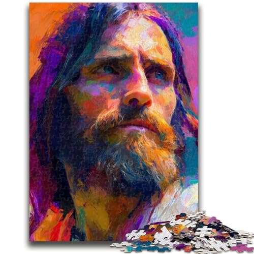 Puzzle für Erwachsene, 1000 Teile, Jesus-Kunst, Stressabbau, schwierige Herausforderung, einzigartige Heimdekoration und Geschenke, 26x38cm Puzzle für Erwachsene, 1000 Teile, Jesus-Kunst, Stressabbau, schwierige Herausforderung, einzigartige Heimdekoration und Geschenke, 26x38cm von LYXIANY