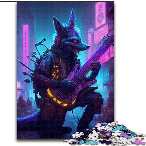 Puzzle für Erwachsene, 1000 Teile, Kaninchen, Gitarre, Tier, 1000-teiliges Puzzle für das Ganze, für Frauen, Geschenke für Männer, Größe 50x75cm Puzzle für Erwachsene, 1000 Teile, Kaninchen, Gitarre, Tier, 1000-teiliges Puzzle für das Ganze, für Frauen, Geschenke für Männer, Größe 50x75cm von LYXIANY