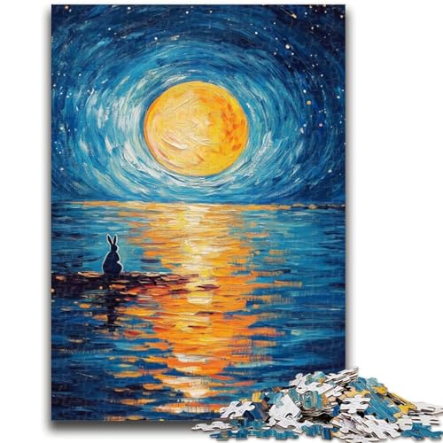 Puzzle für Erwachsene, 1000 Teile, Kaninchen unter dem Mond, für Kinder ab 14 Jahren, Quizspiel, Spaß für zu Hause, Aktivitäten, Geburtstagsgeschenk, Reisegeschenke, 50x75cm Puzzle für Erwachsene, 1000 Teile, Kaninchen unter dem Mond, für Kinder ab 14 Jahren, Quizspiel, Spaß für zu Hause, Aktivitäten, Geburtstagsgeschenk, Reisegeschenke, 50x75cm von LYXIANY