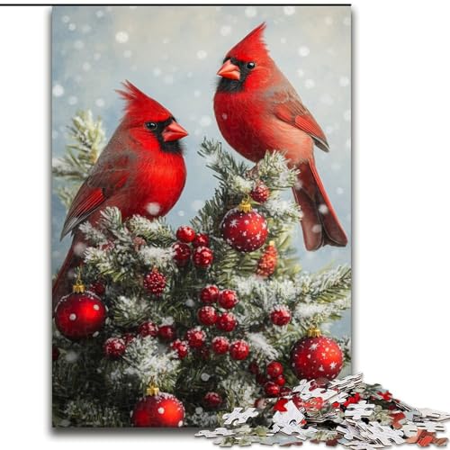 Puzzle für Erwachsene, 1000 Teile, Kardinal, Spielzeug, Lernspiele, Stressabbau, tolle Geschenke und Spielzeuge (Größe 50x75cm) von LYXIANY