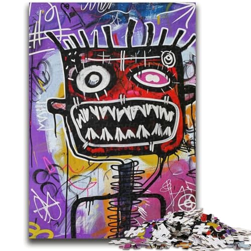 Puzzle für Erwachsene, 1000 Teile, Kinderspielzeug im Basquiat-Stil, Lernspiele, Stressabbau, Eltern-Kind-Interaktion, für Kinder ab 14 Jahren, 26x38cm Puzzle für Erwachsene, 1000 Teile, Kinderspielzeug im Basquiat-Stil, Lernspiele, Stressabbau, Eltern-Kind-Interaktion, für Kinder ab 14 Jahren, 26x38cm von LYXIANY