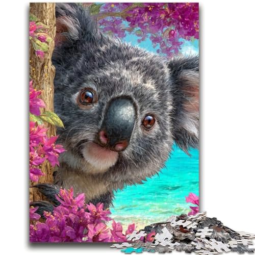 Puzzle für Erwachsene, 1000 Teile, Koala, Familienspaß, ganze Familie, ab 14 Jahren, 50x75cm von LYXIANY