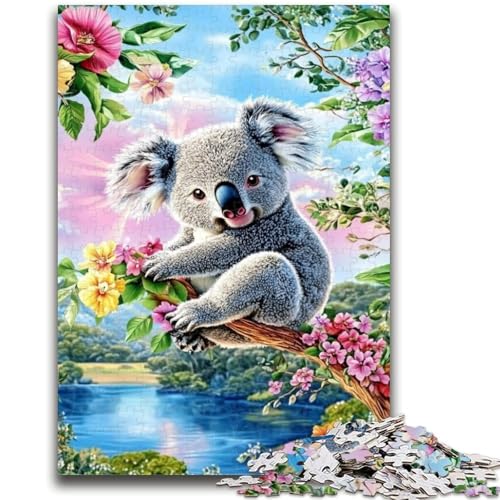 Puzzle für Erwachsene, 1000 Teile, Koala-Denkspiel, Lernspiel für Geburtstag, Weihnachten, für 14-Jährige, 26x38cm Puzzle für Erwachsene, 1000 Teile, Koala-Denkspiel, Lernspiel für Geburtstag, Weihnachten, für 14-Jährige, 26x38cm von LYXIANY