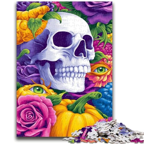 Puzzle für Erwachsene, 1000 Teile, Kürbisskelett, Familienspaß, ganze Familie, ab 14 Jahren, 50x75cm Puzzle für Erwachsene, 1000 Teile, Kürbisskelett, Familienspaß, ganze Familie, ab 14 Jahren, 50x75cm von LYXIANY