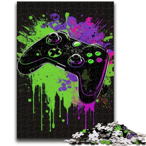 Puzzle für Erwachsene, 1000 Teile, Kunst-Neon-Spiel, Lernspielzeug, Familienspiele, Lernspiel für Geburtstag, Weihnachten, 38x26cm von LYXIANY
