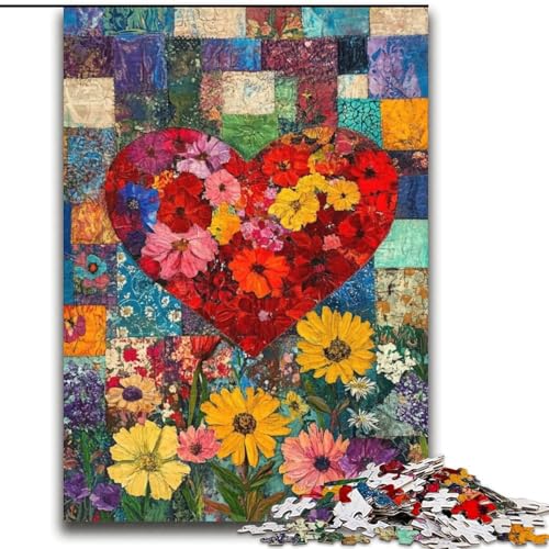 Puzzle für Erwachsene, 1000 Teile, Liebes-Sonnenblume, Lernspielzeug, Familienspiele, Lernspiel für Geburtstag, Weihnachten, 38x52cm Puzzle für Erwachsene, 1000 Teile, Liebes-Sonnenblume, Lernspielzeug, Familienspiele, Lernspiel für Geburtstag, Weihnachten, 38x52cm von LYXIANY