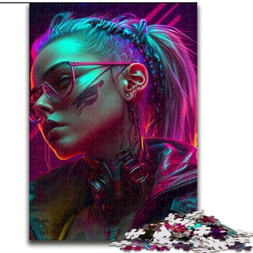 Puzzle für Erwachsene, 1000 Teile, Mädchen-Neon-Puzzle für Erwachsene, 50x75cm, Eltern, Partner, Freunde – ab 14 Jahren Puzzle für Erwachsene, 1000 Teile, Mädchen-Neon-Puzzle für Erwachsene, 50x75cm, Eltern, Partner, Freunde – ab 14 Jahren von LYXIANY