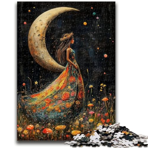 Puzzle für Erwachsene, 1000 Teile, Mond, schöne Frau, Lernspielzeug, Familienspiele, fördert die Liebe zwischen Paaren, 50x75cm Puzzle für Erwachsene, 1000 Teile, Mond, schöne Frau, Lernspielzeug, Familienspiele, fördert die Liebe zwischen Paaren, 50x75cm von LYXIANY