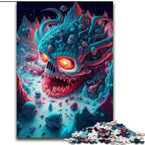 Puzzle für Erwachsene, 1000 Teile, Monster-Puzzle, anspruchsvolles Puzzle, kreatives Familienspiel und Heimdekoration, Teenager, Größe: 38x26cm von LYXIANY
