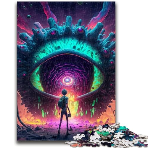 Puzzle für Erwachsene, 1000 Teile, Monster World Toys, Lernspiele, Stressabbau, geeignet als Schreibtischdekoration, 26x38cm von LYXIANY