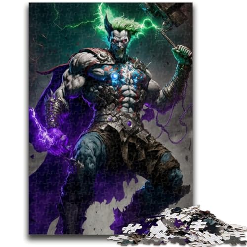 Puzzle für Erwachsene, 1000 Teile, Monster mit Hammer, Stressabbau, schwierige Herausforderung, geeignet als Schreibtischdekoration, 50x75cm von LYXIANY