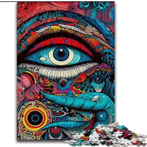Puzzle für Erwachsene, 1000 Teile, Monstergruppe, Puzzle für Erwachsene, 50x75cm, Eltern, Partner, Freunde – ab 14 Jahren von LYXIANY