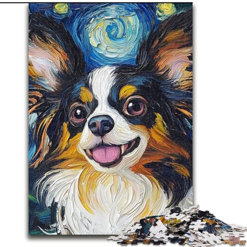 Puzzle für Erwachsene, 1000 Teile, Nachthimmelhund, Spielzeug, Lernspiele, Stressabbau, tolle Geschenke und Spielzeuge, 26x38cm von LYXIANY