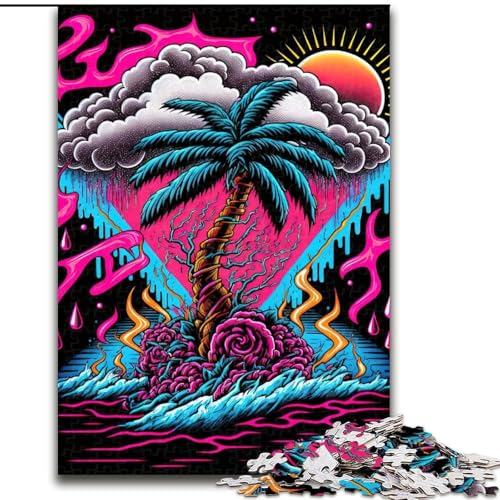 Puzzle für Erwachsene, 1000 Teile, Neonlandschaft, Unmögliches Puzzle für Erwachsene, Spiel für Erwachsene, Geschenk, Familieninteraktives Spiel, Gehirn-Herausforderung, Geschenk, Größe 50x75cm Puzzle für Erwachsene, 1000 Teile, Neonlandschaft, Unmögliches Puzzle für Erwachsene, Spiel für Erwachsene, Geschenk, Familieninteraktives Spiel, Gehirn-Herausforderung, Geschenk, Größe 50x75cm von LYXIANY