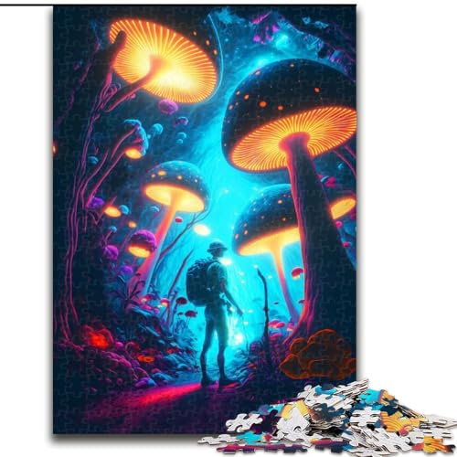 Puzzle für Erwachsene, 1000 Teile, Pilzwald, Unmögliches Puzzle für Erwachsene, Spiel für Erwachsene, Geschenk, Familieninteraktives Spiel, Gehirn-Herausforderung, Geschenk, Größe 50x75cm Puzzle für Erwachsene, 1000 Teile, Pilzwald, Unmögliches Puzzle für Erwachsene, Spiel für Erwachsene, Geschenk, Familieninteraktives Spiel, Gehirn-Herausforderung, Geschenk, Größe 50x75cm von LYXIANY
