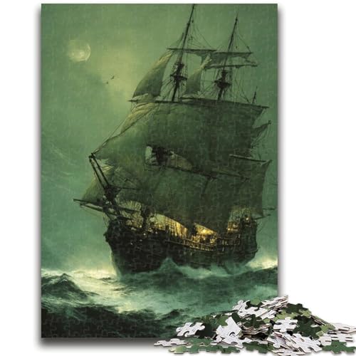 Puzzle für Erwachsene, 1000 Teile, Piratenschiff, Denkspiel, Lernspiel für Geburtstag, Weihnachten, für 14-Jährige, 26x38cm Puzzle für Erwachsene, 1000 Teile, Piratenschiff, Denkspiel, Lernspiel für Geburtstag, Weihnachten, für 14-Jährige, 26x38cm von LYXIANY