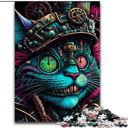 Puzzle für Erwachsene, 1000 Teile, Psychedelischer Katzenkrieger, Puzzle für Erwachsene, 26x38cm, Eltern, Partner, Freunde – ab 14 Jahren Puzzle für Erwachsene, 1000 Teile, Psychedelischer Katzenkrieger, Puzzle für Erwachsene, 26x38cm, Eltern, Partner, Freunde – ab 14 Jahren von LYXIANY