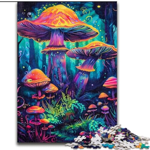 Puzzle für Erwachsene, 1000 Teile, Psychedelischer Pilzbaum, Größe 26x38cm, Geburtstagsgeschenkidee, anspruchsvolles Denkspiel Puzzle für Erwachsene, 1000 Teile, Psychedelischer Pilzbaum, Größe 26x38cm, Geburtstagsgeschenkidee, anspruchsvolles Denkspiel von LYXIANY