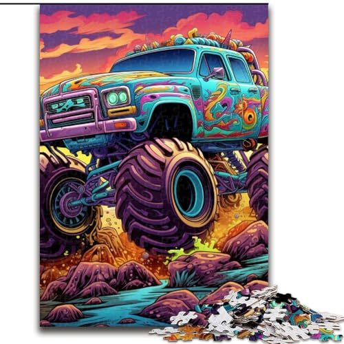 Puzzle für Erwachsene, 1000 Teile, Psychedelischer Truck, Spaß für den Familienspielabend, dekoratives Kunstwerk zum Selbermachen, 50x75cm Puzzle für Erwachsene, 1000 Teile, Psychedelischer Truck, Spaß für den Familienspielabend, dekoratives Kunstwerk zum Selbermachen, 50x75cm von LYXIANY