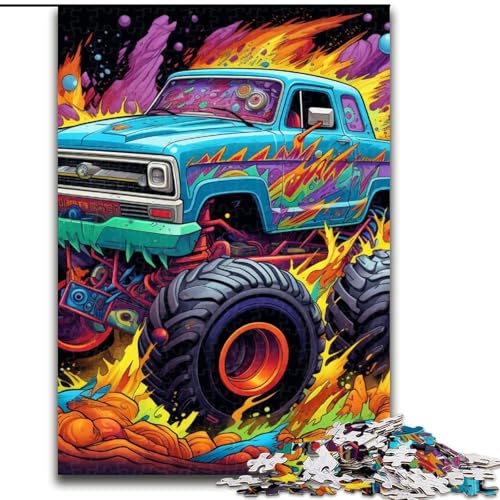 Puzzle für Erwachsene, 1000 Teile, Psychedelischer Truck, Spaß für den Familienspielabend, dekoratives Kunstwerk zum Selbermachen, 50x75cm Puzzle für Erwachsene, 1000 Teile, Psychedelischer Truck, Spaß für den Familienspielabend, dekoratives Kunstwerk zum Selbermachen, 50x75cm von LYXIANY