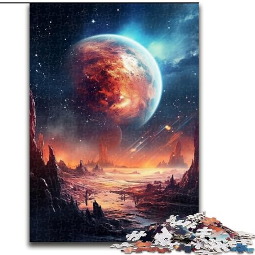 Puzzle für Erwachsene, 1000 Teile, Psychedelischer außerirdischer Planet, Holzpuzzle, Größe 50x75cm, ideal für Familienspaß, Entspannung Puzzle für Erwachsene, 1000 Teile, Psychedelischer außerirdischer Planet, Holzpuzzle, Größe 50x75cm, ideal für Familienspaß, Entspannung von LYXIANY