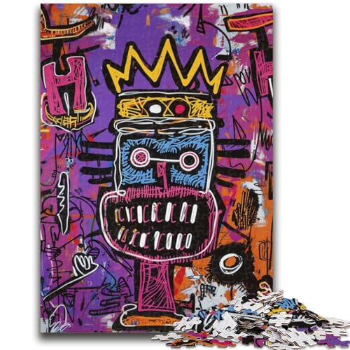 Puzzle für Erwachsene, 1000 Teile, Puzzle im Basquiat-Stil, Kinderspielzeug, Lernspiele, Stressabbau, geeignet für die Schreibtischdekoration, 50x75cm Puzzle für Erwachsene, 1000 Teile, Puzzle im Basquiat-Stil, Kinderspielzeug, Lernspiele, Stressabbau, geeignet für die Schreibtischdekoration, 50x75cm von LYXIANY