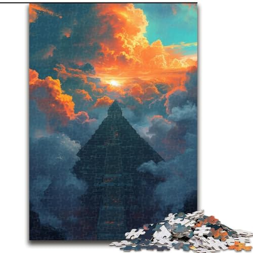Puzzle für Erwachsene, 1000 Teile, Pyramiden von Gizeh, Puzzle für Erwachsene, anspruchsvolles Denkspiel für Teenager, Spaß für die ganze Familie, DIY-Geschenk zur Heimdekoration, Größe 26x38cm Puzzle für Erwachsene, 1000 Teile, Pyramiden von Gizeh, Puzzle für Erwachsene, anspruchsvolles Denkspiel für Teenager, Spaß für die ganze Familie, DIY-Geschenk zur Heimdekoration, Größe 26x38cm von LYXIANY