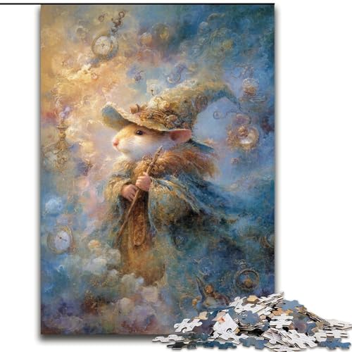 Puzzle für Erwachsene, 1000 Teile, Rattenzauberer, Lernspiele, Heimdekoration, Lernspiel für Geburtstag, Weihnachten, 38x26cm von LYXIANY