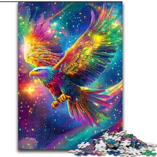 Puzzle für Erwachsene, 1000 Teile, Regenbogenadler, Spielzeug, Lernspiele, Stressabbau, tolle Geschenke und Spielzeuge (Größe 26x38cm) von LYXIANY