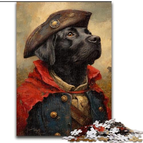 Puzzle für Erwachsene, 1000 Teile, Retro-Hunde-Puzzle, kreatives Familienspiel und Heimdekoration, Teenager (Größe 26x38cm) von LYXIANY