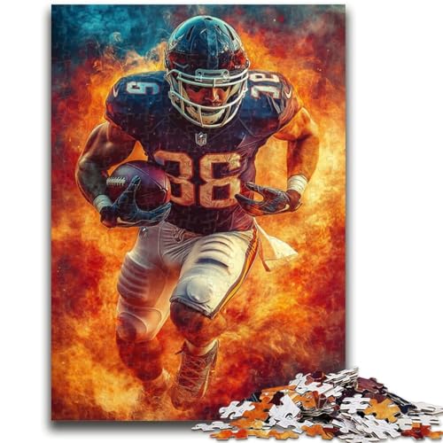 Puzzle für Erwachsene, 1000 Teile, Rugby-Spieler, Lernspielzeug, Familienspiele, Lernspiel für Geburtstag, Weihnachten, 50x75cm von LYXIANY