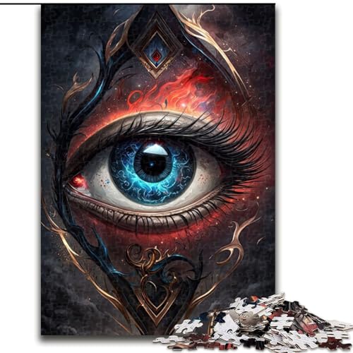 Puzzle für Erwachsene, 1000 Teile, Sanduhrauge, Holzpuzzle, interaktives Familienspiel, Bastelgeschenk mit farbenfrohen Kunstwerken, Größe 50x75cm Puzzle für Erwachsene, 1000 Teile, Sanduhrauge, Holzpuzzle, interaktives Familienspiel, Bastelgeschenk mit farbenfrohen Kunstwerken, Größe 50x75cm von LYXIANY