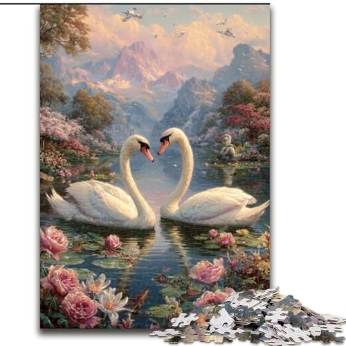 Puzzle für Erwachsene, 1000 Teile, Schwarzer Schwan, hilft dem Gehirn, süchtig machendes Spielzeug zu trainieren und Geduld zu fördern, Künstlersammlung, Bildende Kunst, 50x75cm Puzzle für Erwachsene, 1000 Teile, Schwarzer Schwan, hilft dem Gehirn, süchtig machendes Spielzeug zu trainieren und Geduld zu fördern, Künstlersammlung, Bildende Kunst, 50x75cm von LYXIANY