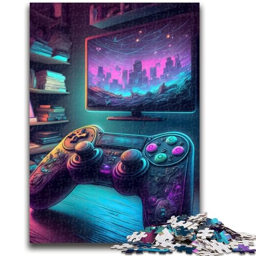 Puzzle für Erwachsene, 1000 Teile, Spielzimmer, ab 14 Jahren, Quizspiel, Spaß für zu Hause, Aktivitäten, Geburtstagsgeschenk, Reisegeschenke, 26x38cm von LYXIANY