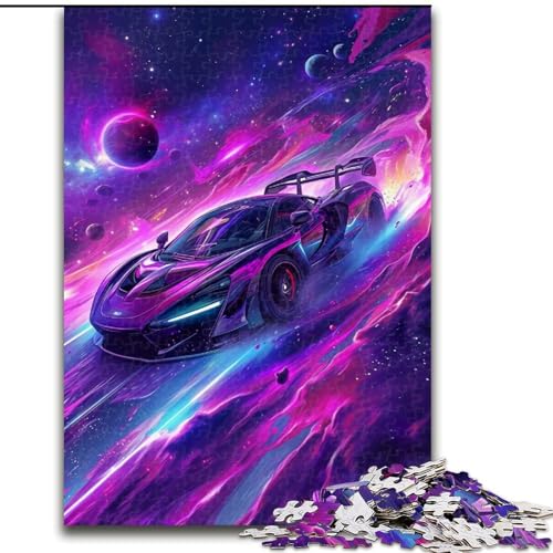 Puzzle für Erwachsene, 1000 Teile, Sportwagen im Weltraum, Puzzlegröße 26x38cm, Geburtstagsgeschenkidee, anspruchsvolles Denkspiel Puzzle für Erwachsene, 1000 Teile, Sportwagen im Weltraum, Puzzlegröße 26x38cm, Geburtstagsgeschenkidee, anspruchsvolles Denkspiel von LYXIANY
