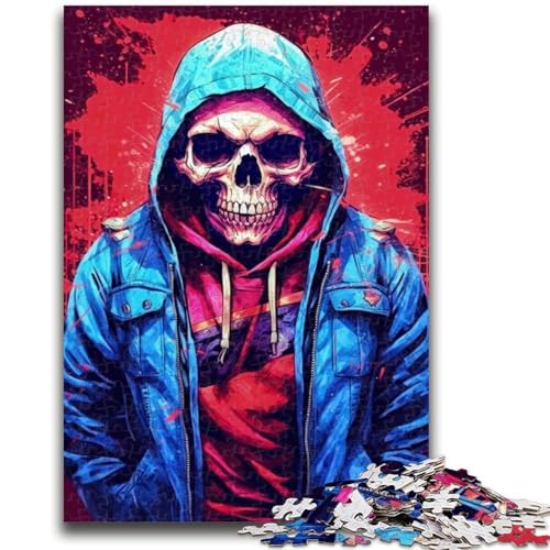 Puzzle für Erwachsene, 1000 Teile, Street Cred Skull, für Kinder ab 14 Jahren, interessante Geschenke zur Stressreduzierung für Freunde und Familie, 50x75cm Puzzle für Erwachsene, 1000 Teile, Street Cred Skull, für Kinder ab 14 Jahren, interessante Geschenke zur Stressreduzierung für Freunde und Familie, 50x75cm von LYXIANY