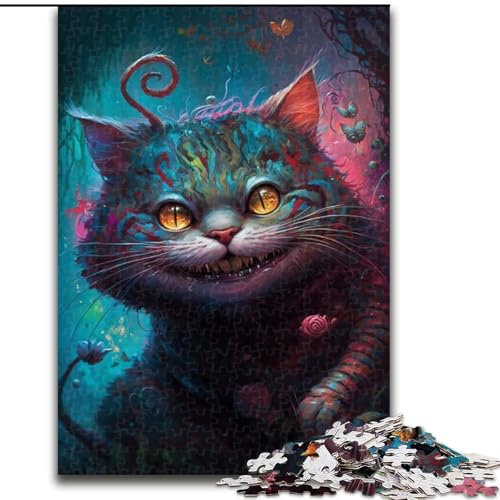 Puzzle für Erwachsene, 1000 Teile, Tier- und Katzenmalerei, 1000-teiliges Puzzle, Spaß für die ganze Familie, Basteln, perfekt für Geburtstage, Feiertage, Größe 26x38cm von LYXIANY
