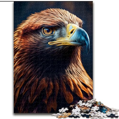 Puzzle für Erwachsene, 1000 Teile, Tiger, für 14+, für Familienspaß und Spieleabende, Künstlersammlung, Bildende Kunst (Größe 26x38cm) von LYXIANY