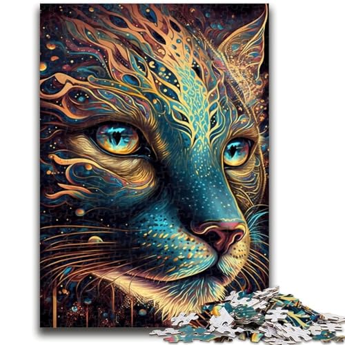 Puzzle für Erwachsene, 1000 Teile, Tiger-Denkspiel, Lernspiel für Geburtstag, Weihnachten, für 14-Jährige, 50x75cm von LYXIANY