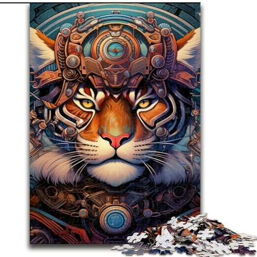 Puzzle für Erwachsene, 1000 Teile, Tiger-Krieger, Holzpuzzle, 50x75cm, Denkspiel für Teenager und Familieninteraktion Puzzle für Erwachsene, 1000 Teile, Tiger-Krieger, Holzpuzzle, 50x75cm, Denkspiel für Teenager und Familieninteraktion von LYXIANY