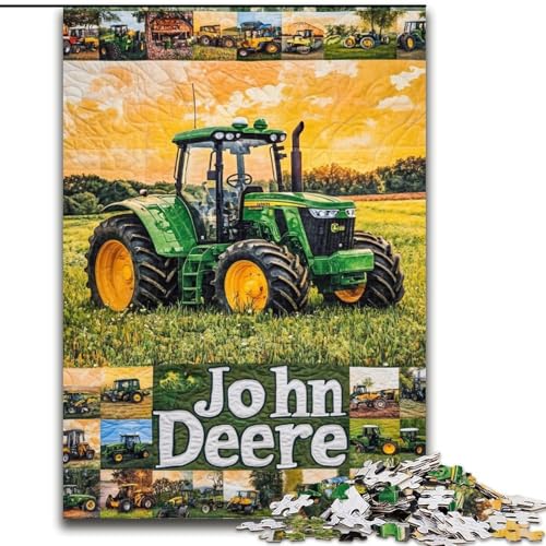 Puzzle für Erwachsene, 1000 Teile, Traktor-Collage, Lernspielzeug, Familienspiele, geeignet als Schreibtischdekoration (Größe 50x75cm) von LYXIANY