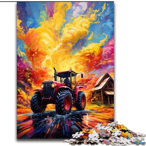 Puzzle für Erwachsene, 1000 Teile, Traktor-Puzzle aus Pappe, 26x38cm, Denkspiel für Teenager und Familieninteraktion Puzzle für Erwachsene, 1000 Teile, Traktor-Puzzle aus Pappe, 26x38cm, Denkspiel für Teenager und Familieninteraktion von LYXIANY