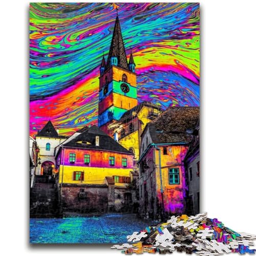 Puzzle für Erwachsene, 1000 Teile, Traumlandschaft, Familienspaß, ganze Familie, ab 14 Jahren, 50x75cm Puzzle für Erwachsene, 1000 Teile, Traumlandschaft, Familienspaß, ganze Familie, ab 14 Jahren, 50x75cm von LYXIANY