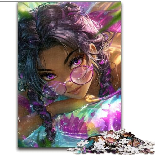 Puzzle für Erwachsene, 1000 Teile, Traummädchen-Puzzle aus Holz, anspruchsvolles Denkspiel für Teenager, Familienspaß, interaktives Spiel, Größe 50x75cm Puzzle für Erwachsene, 1000 Teile, Traummädchen-Puzzle aus Holz, anspruchsvolles Denkspiel für Teenager, Familienspaß, interaktives Spiel, Größe 50x75cm von LYXIANY