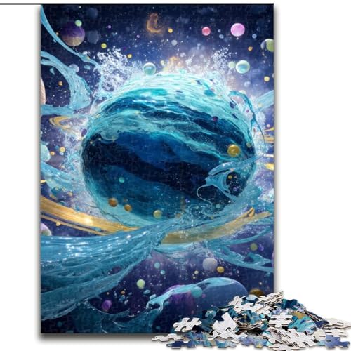 Puzzle für Erwachsene, 1000 Teile, Universum, Galaxie, Lernspiele, Heimdekoration, ganze Familie (Größe 26x38cm) von LYXIANY