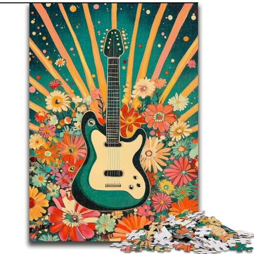 Puzzle für Erwachsene, 1000 Teile, Vintage-Gitarre aus Holz, lustige Aktivität für zu Hause, Größe 50x75cm, spannende Aktivität für den Spieleabend mit der Familie Puzzle für Erwachsene, 1000 Teile, Vintage-Gitarre aus Holz, lustige Aktivität für zu Hause, Größe 50x75cm, spannende Aktivität für den Spieleabend mit der Familie von LYXIANY