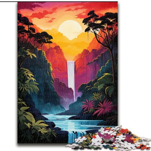 Puzzle für Erwachsene, 1000 Teile, Wald mit Sternen, schwierige Puzzles für Erwachsene, Größe 38x26cm, perfekt für Teenager und Sammler, ideale Heimdekoration und Reisegeschenk von LYXIANY