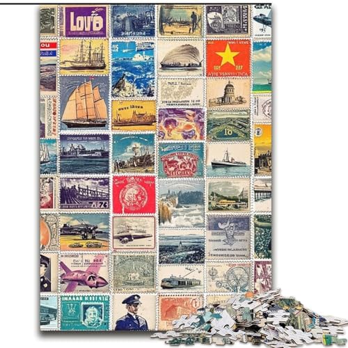 Puzzle für Erwachsene, 1000 Teile, Weltcollage, Spielzeug, Lernspiele, Stressabbau, tolle Geschenke und Spielzeuge, 26x38cm von LYXIANY