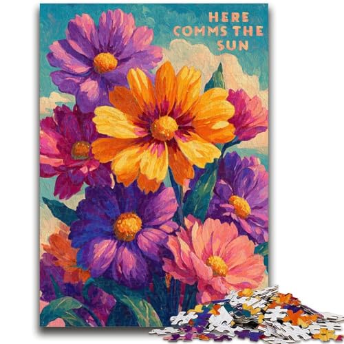 Puzzle für Erwachsene, 1000 Teile, Wildblumen-Sommerspielzeug, Lernspiele, Stressabbau, geeignet für die Schreibtischdekoration, 50x75cm Puzzle für Erwachsene, 1000 Teile, Wildblumen-Sommerspielzeug, Lernspiele, Stressabbau, geeignet für die Schreibtischdekoration, 50x75cm von LYXIANY